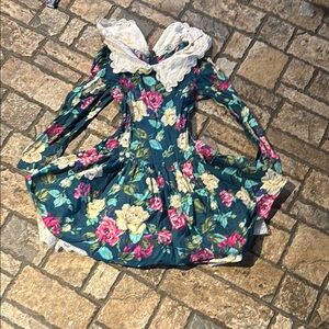 cream color long sleeve dress Peaches & Cream main image 0